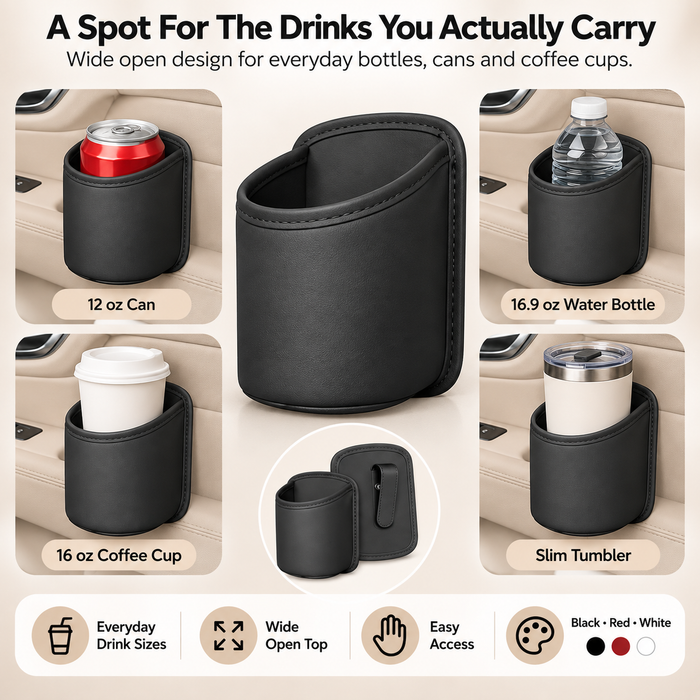 Your Console Is Packed. Your Tumbler Takes the Only Holder.