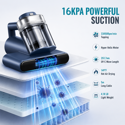 Mattress Vacuum Cleaner: Sees and Removes What Your Regular Vacuum Leaves Behind