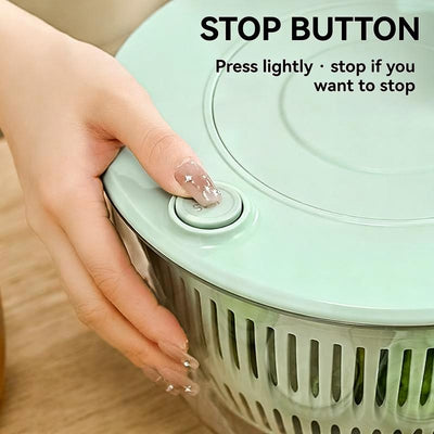 3-in-1 Salad Spinner & Slicer Set: One-Bowl Prep